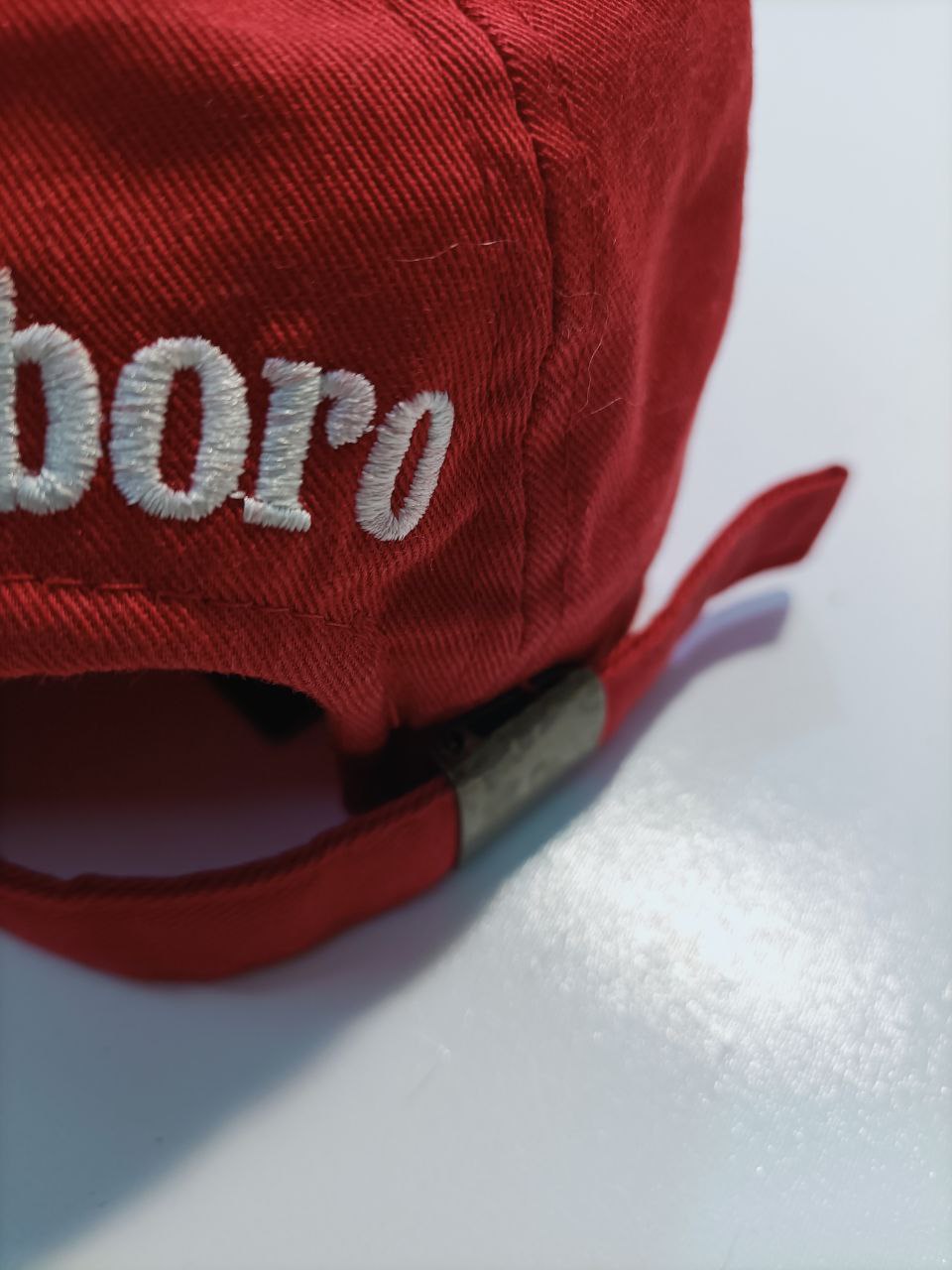 Marlboro Cappello Vintage Big Logo Cucito Uomo/Donna ( Regolabile )