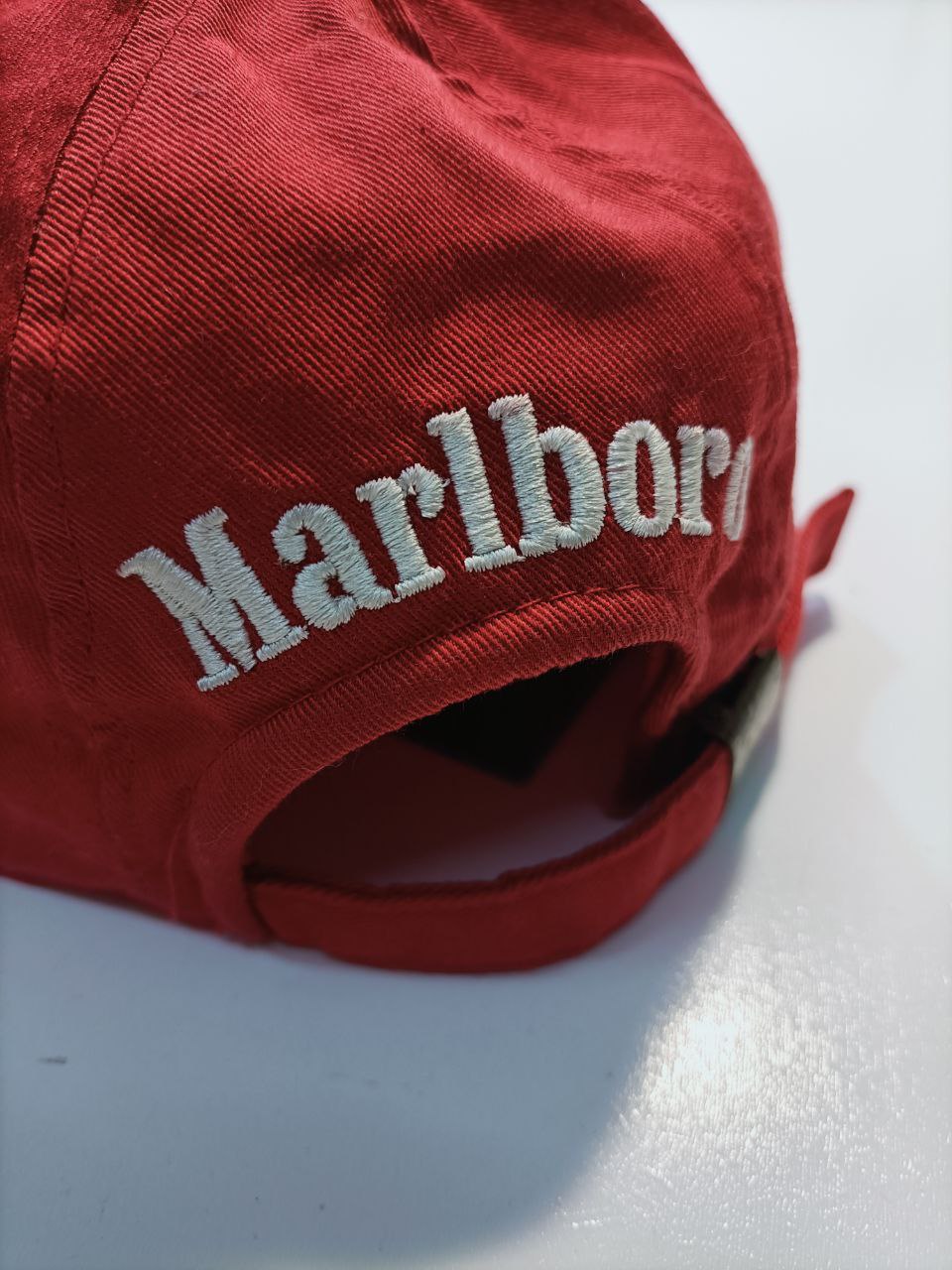 Marlboro Cappello Vintage Big Logo Cucito Uomo/Donna ( Regolabile )