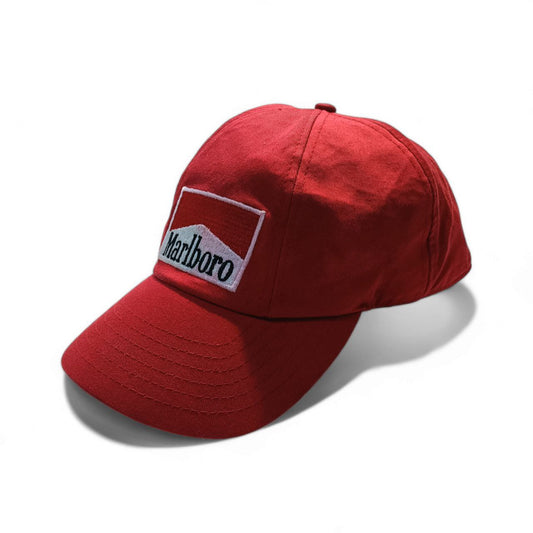 Marlboro Cappello Vintage Big Logo Cucito Uomo/Donna ( Regolabile )