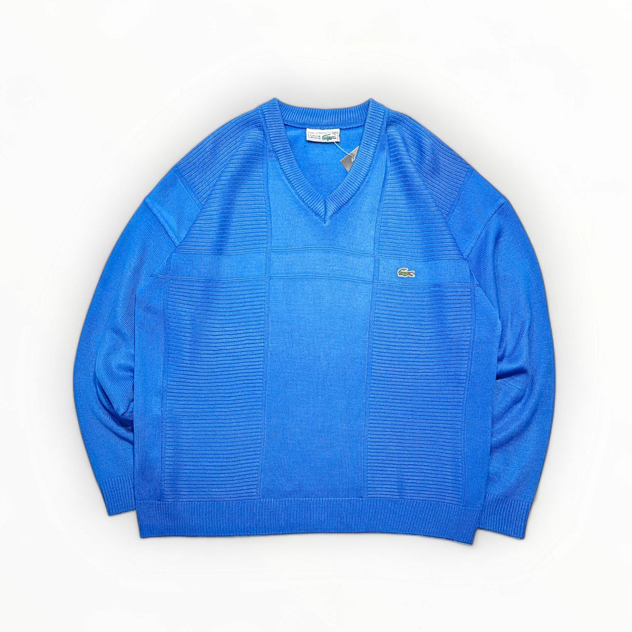 Lacoste Chemise Maglione Vintage Collo a V Sweater Uomo (2XL)