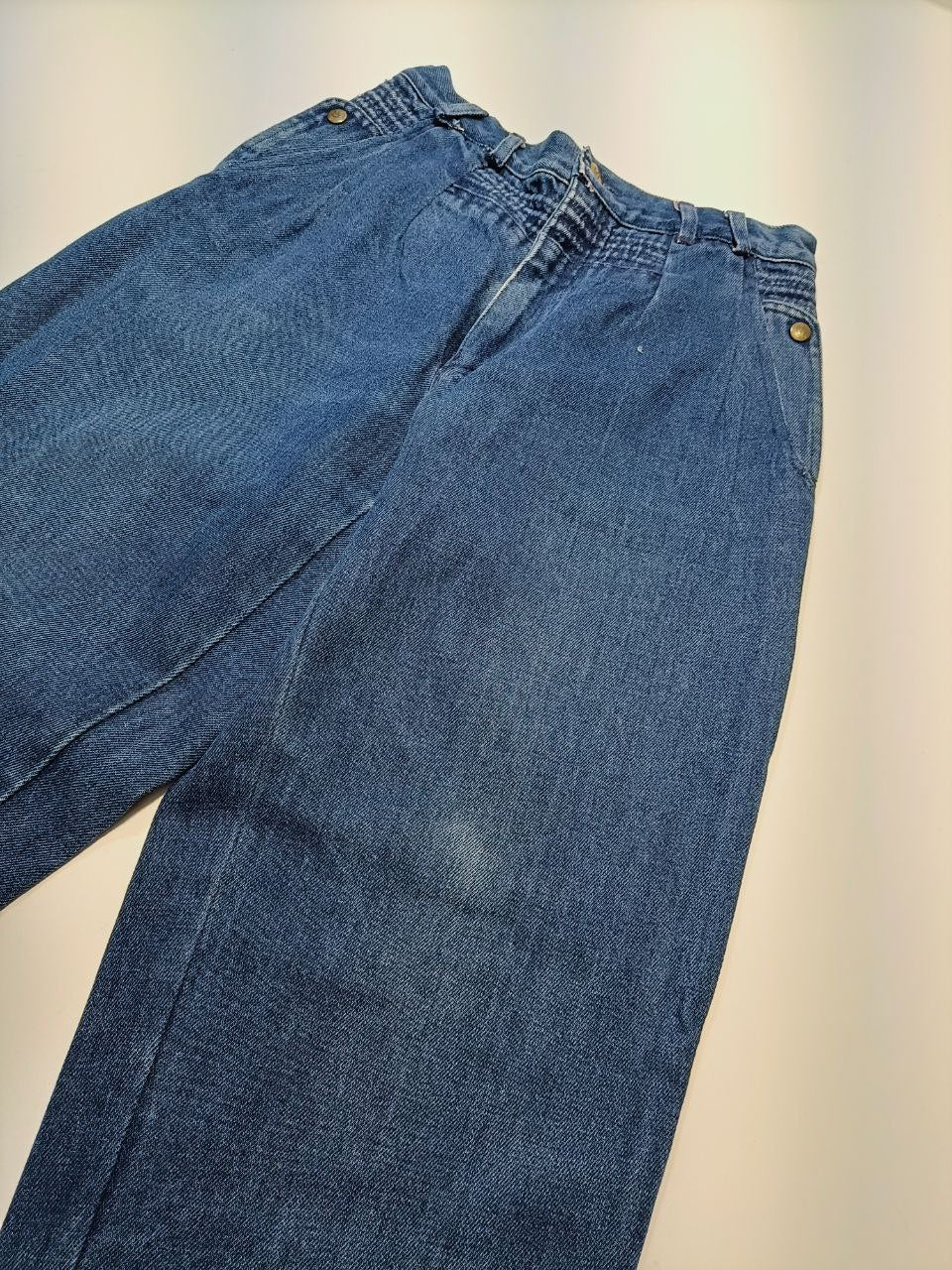 Pop '84 Jeans Denim Vintage Vita Alta Donna (42 IT)