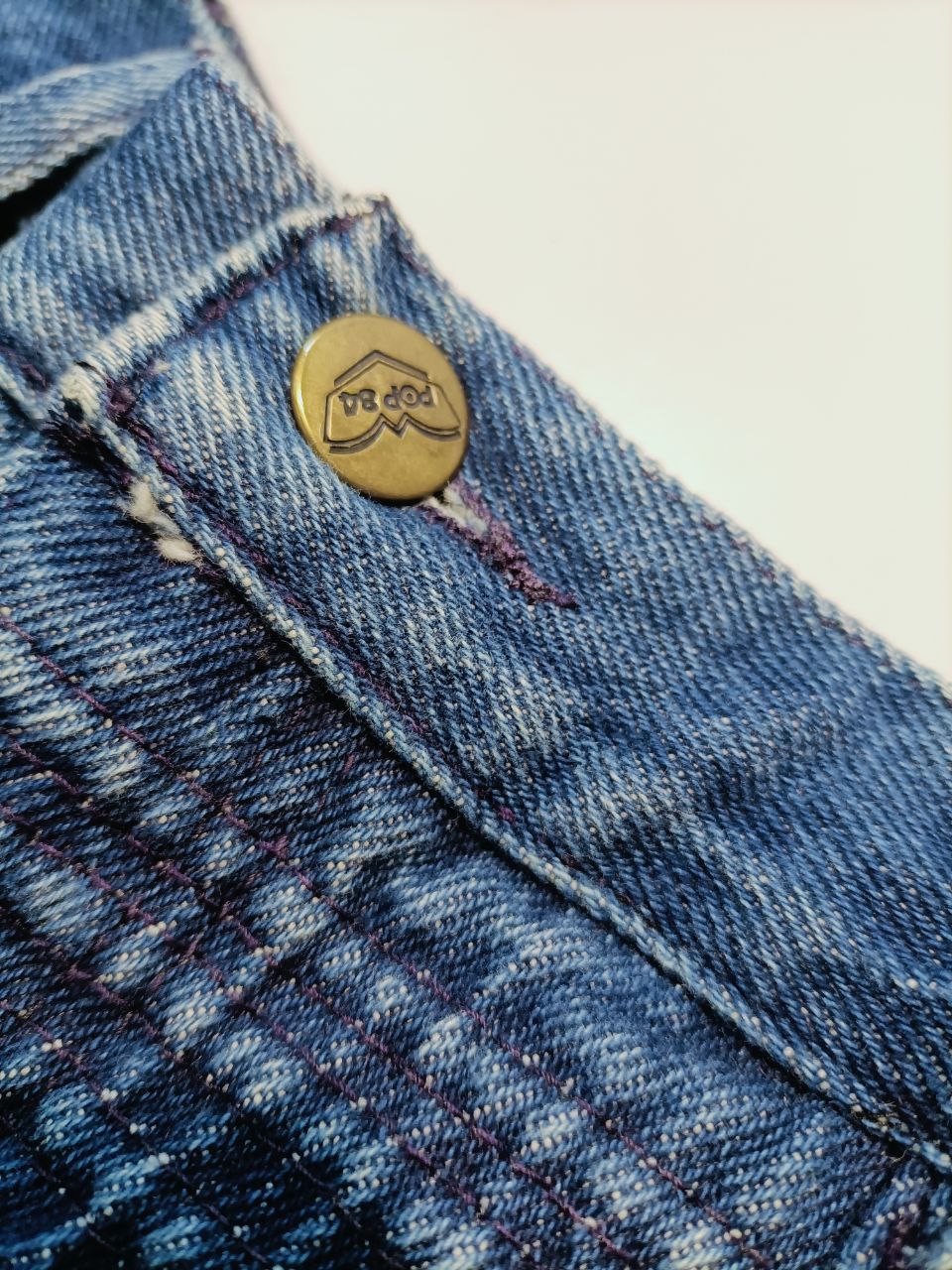 Pop '84 Jeans Denim Vintage Vita Alta Donna (42 IT)