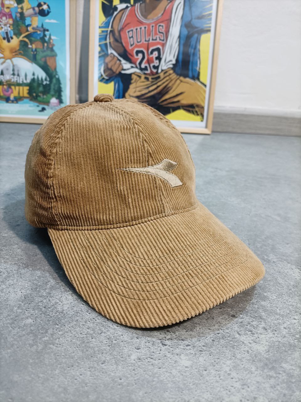 Diadora Cappello Logo Cucito Big Logo Vintage Baseball Cap Unisex (Regolabile)
