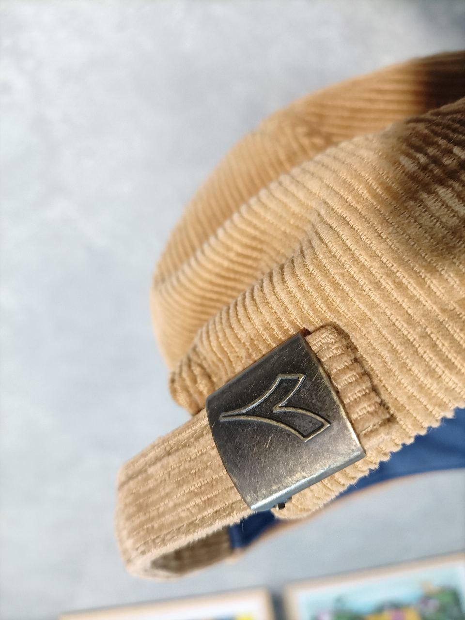 Diadora Cappello Logo Cucito Big Logo Vintage Baseball Cap Unisex (Regolabile)