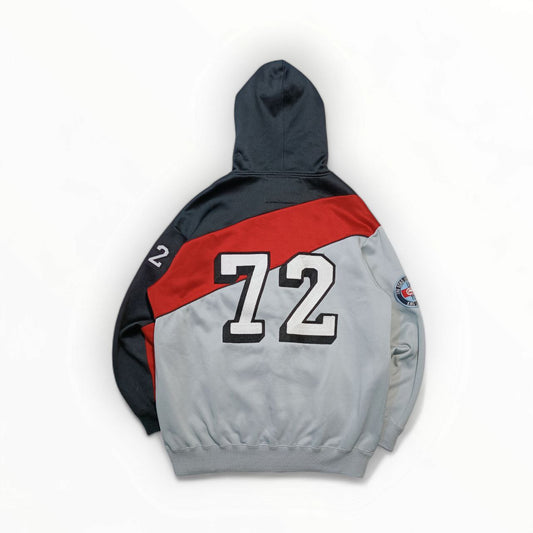 Ecko Unltd Felpa con Bottoni e Cappuccio Hoodie Vintage USA Uomo (2XL - XL)