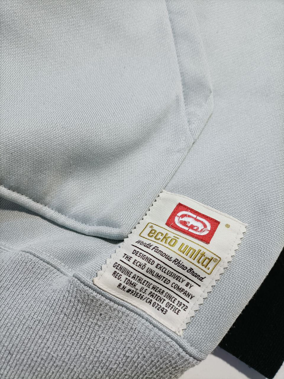 Ecko Unltd Felpa con Bottoni e Cappuccio Hoodie Vintage USA Uomo (2XL - XL)