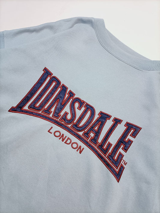 Lonsdale Felpa Girocollo Big Logo Hoodie Vintage Uomo/Donna (XL)