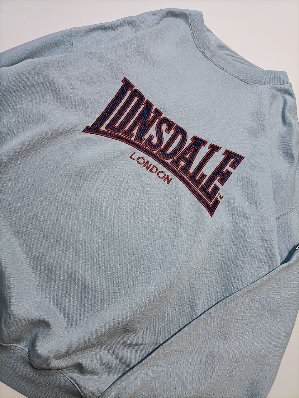 Lonsdale Felpa Girocollo Big Logo Hoodie Vintage Uomo/Donna (XL)