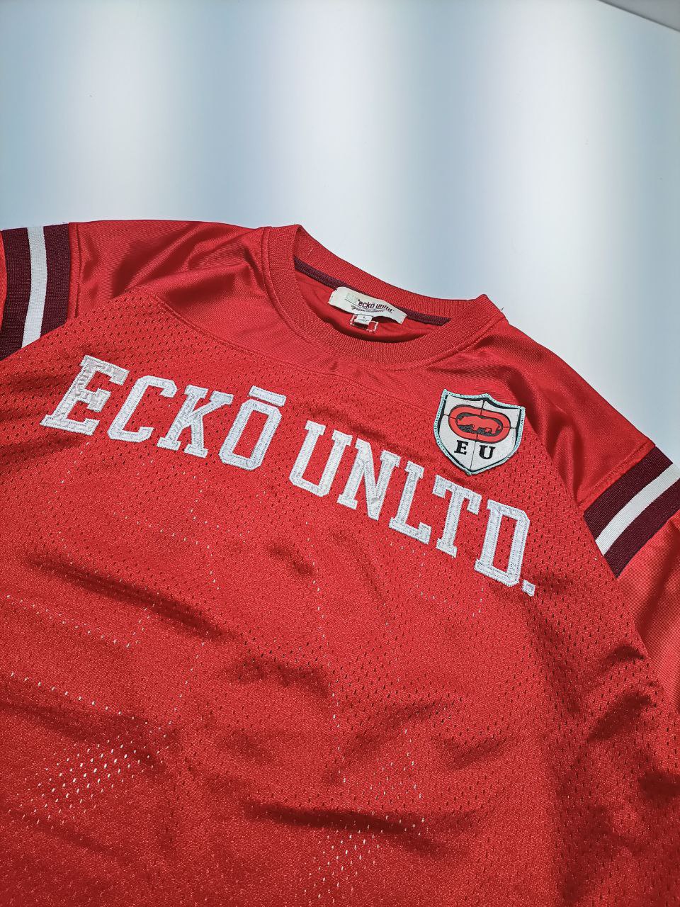 Ecko Unltd Casacca Vintage Jersey Big Logo USA Uomo (L)