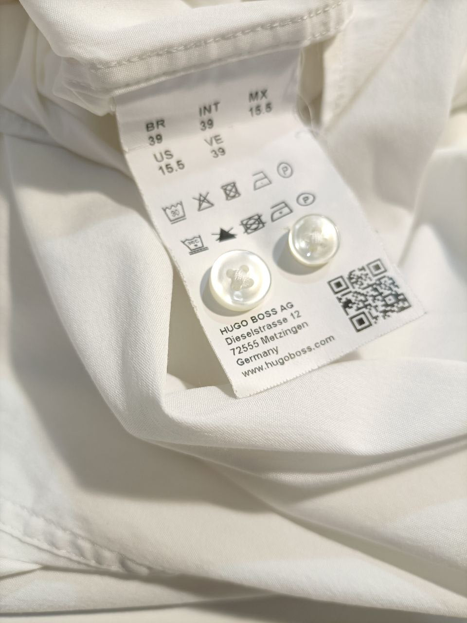 Hugo Boss Camicia Elegante Uomo (S - 46 IT)