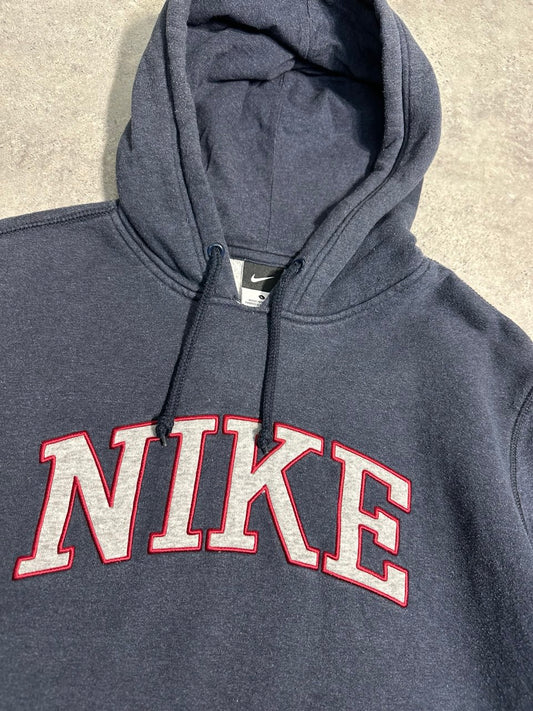 Nike Felpa Big Logo con Cappuccio Vintage Hoodie Uomo (L)