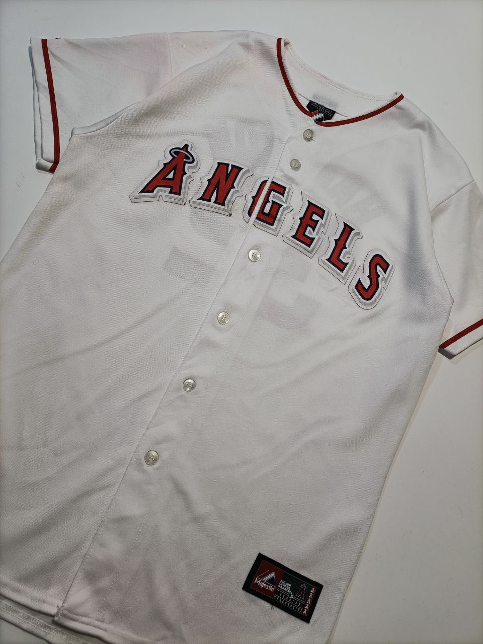 Majestic Casacca Angels Jersey USA Uomo / Donna ( XL - M )