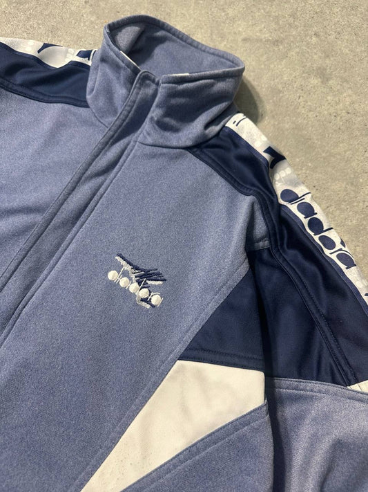 Diadora Track-Top Vintage Logo Cucito Uomo/Donna (M/L)