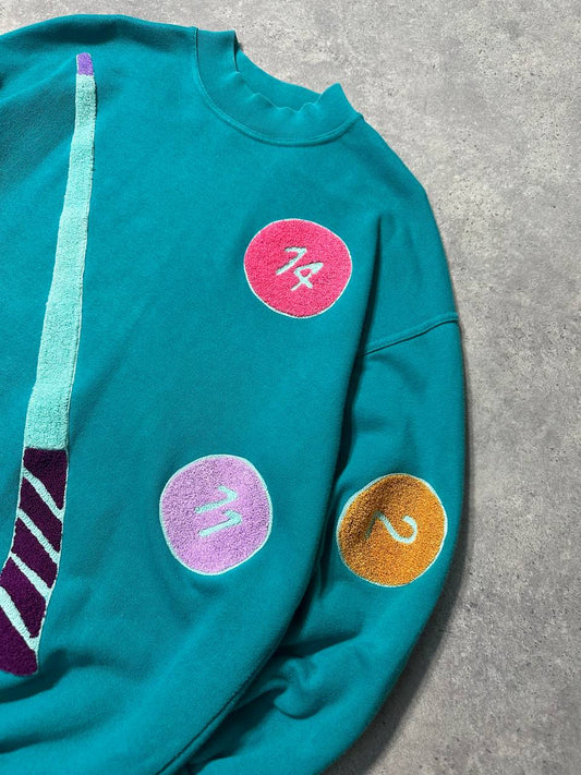 Renato Balestra Felpa Girocollo Vintage Anni 80 Uomo/Donna (L)