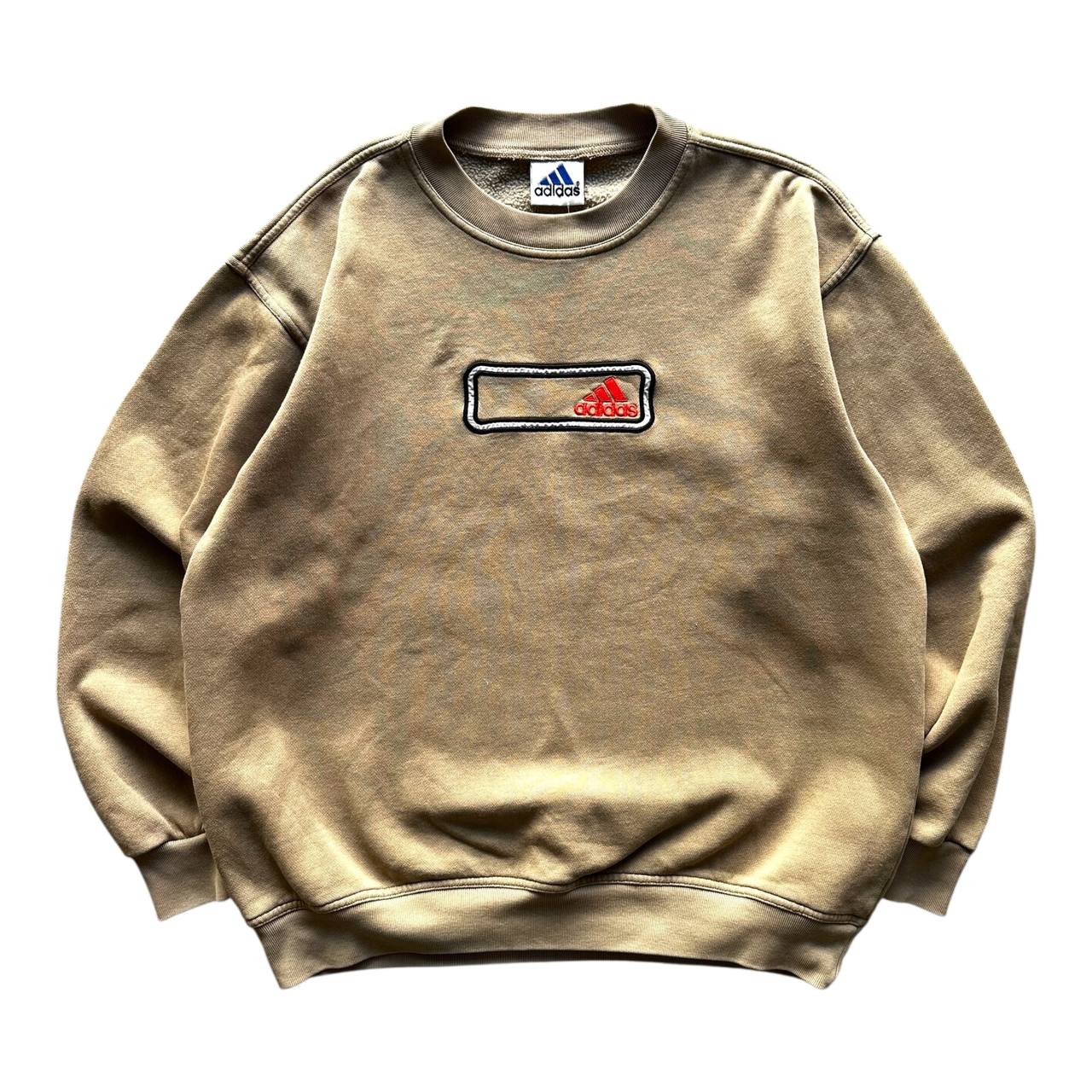 Adidas Felpa Vintage Logo Ricamato Anni 90 Uomo/Donna (S/M)