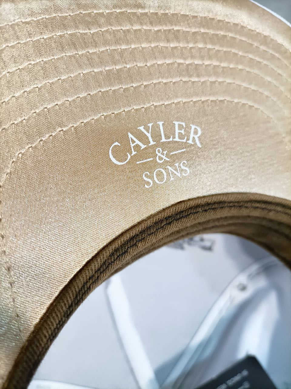 Cayler & Sons Cappello Snapback Big Logo Cucito Uomo (Regolabile)