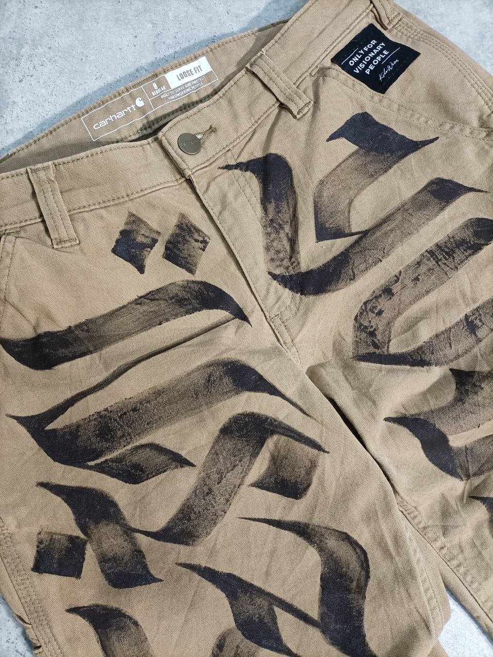 Only For Visionary People Pantalone Custom Carhartt Carpenter USA Uomo (46 IT)
