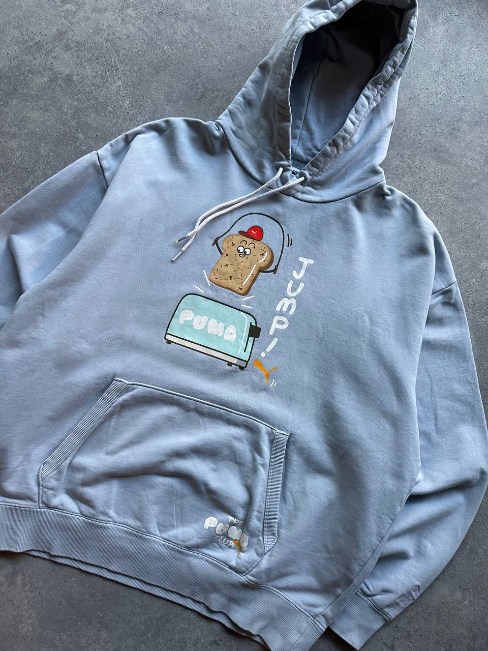 Puma Felpa con Cappuccio Logo Stampato Hoodie Uomo/Donna (L)