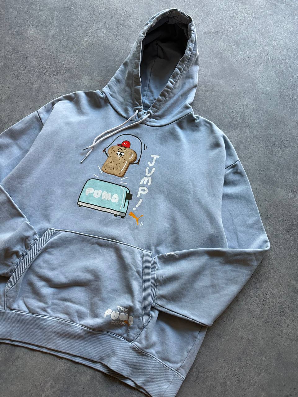Puma Felpa con Cappuccio Logo Stampato Hoodie Uomo/Donna (L)