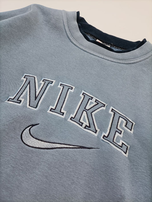 Nike Felpa Girocollo Big Logo Vintage Hoodie '90 Uomo (2XL)