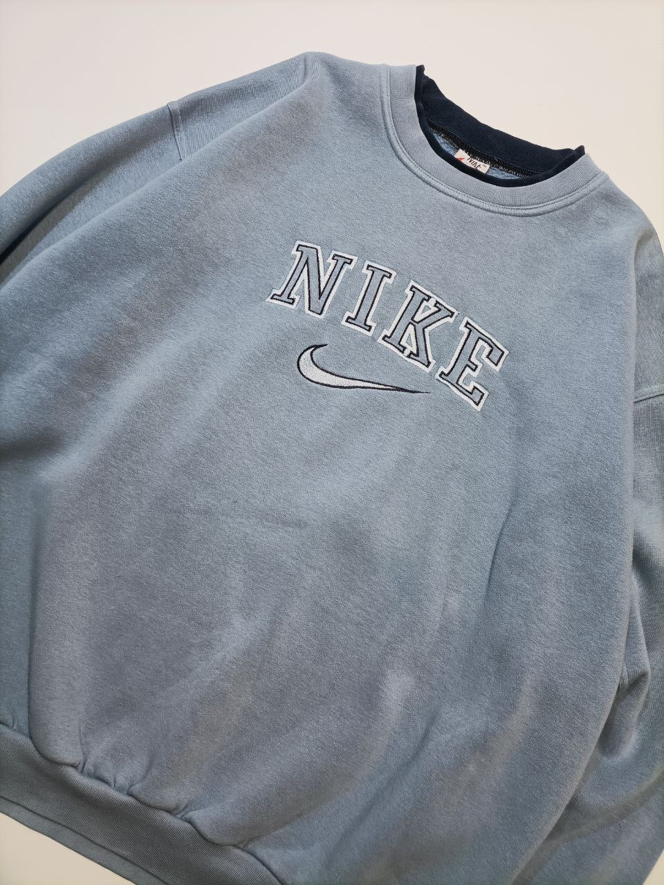 Nike Felpa Girocollo Big Logo Vintage Hoodie '90 Uomo (2XL)