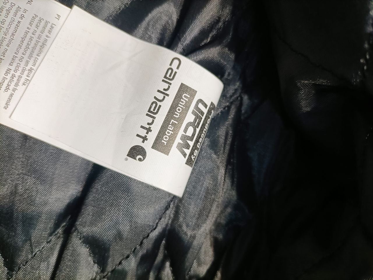 Carhartt UFCW Upcycling Rework Smanicato USA Workwear Uomo (L)