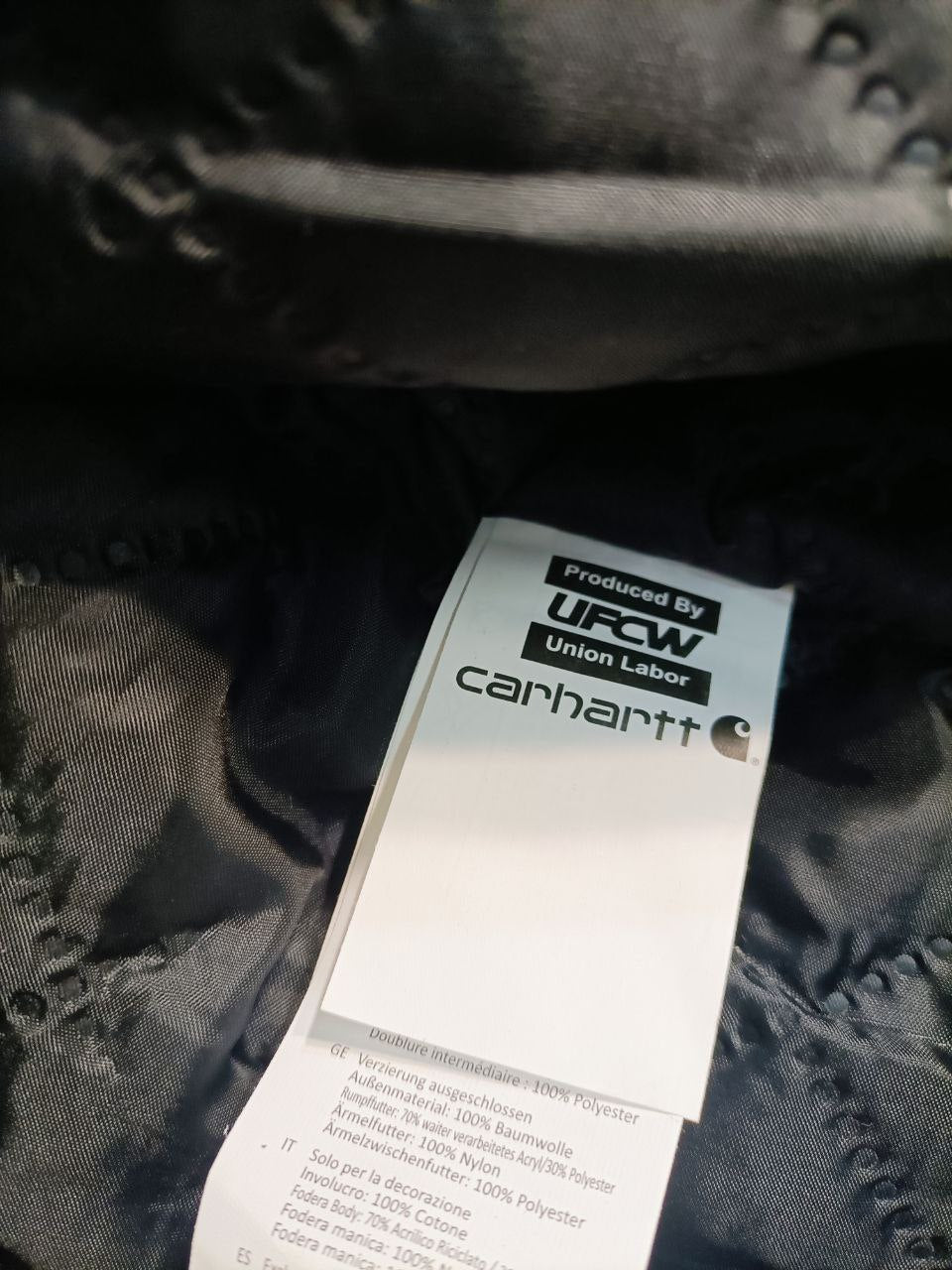 Carhartt UFCW Rework Upciclyng Jacket Active Realtree USA Uomo (XL)