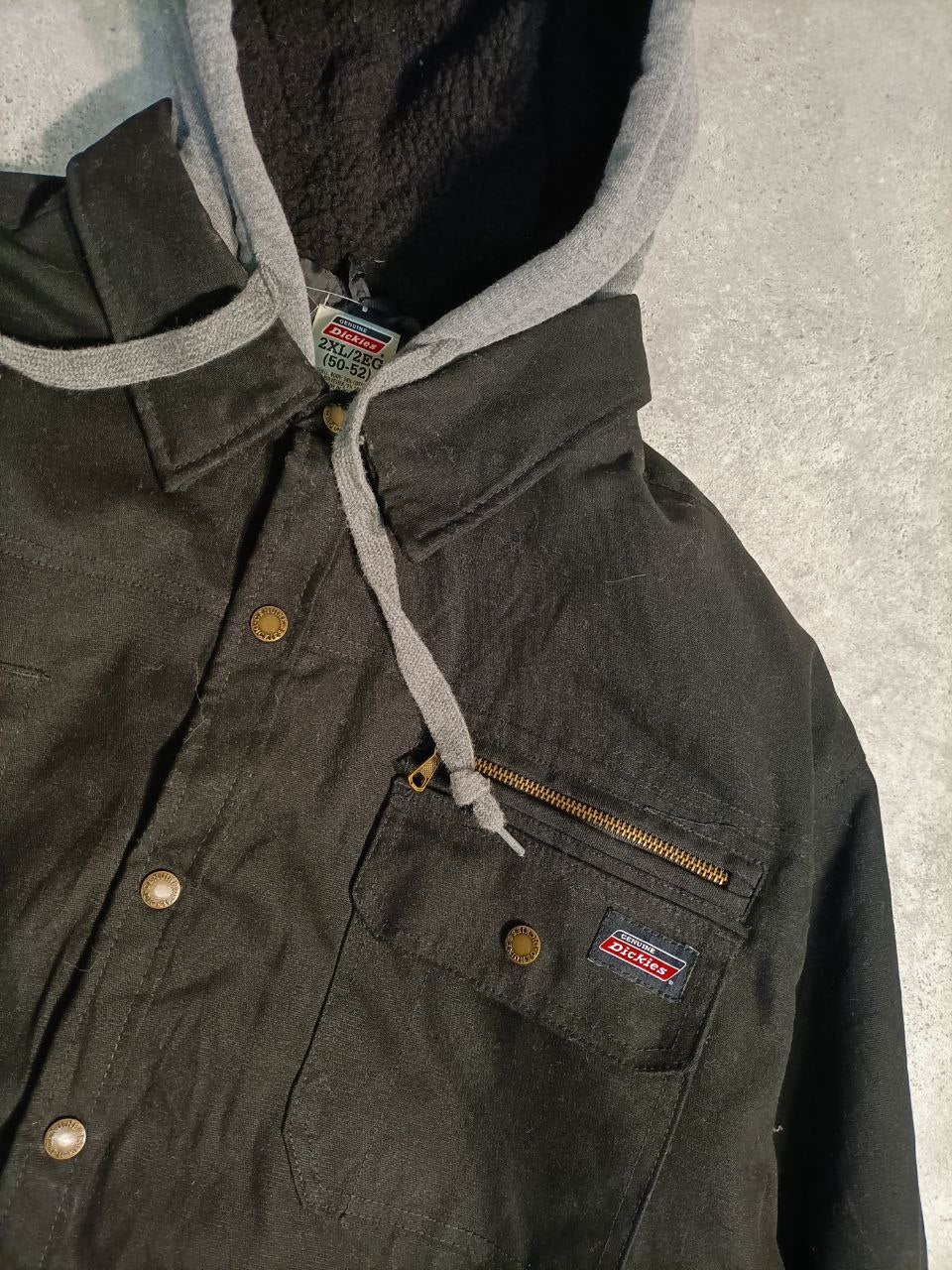Dickies Giacca con Cappuccio Trapuntata Vintage USA Uomo (2XL)