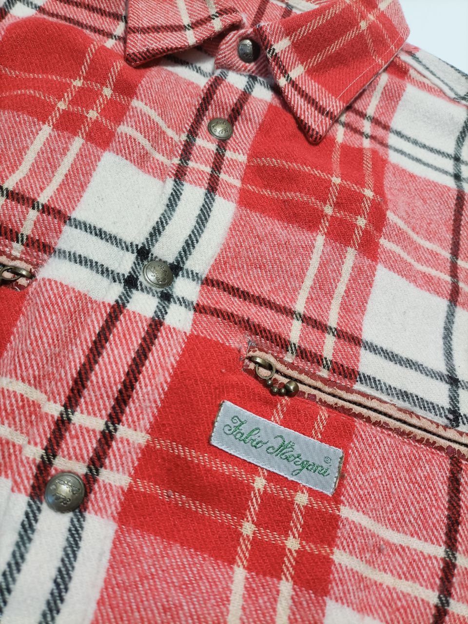 Camicia a Quadri Invernale Vintage Uomo ( L )