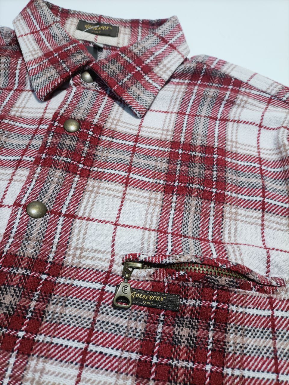 Camicia Scozzese Con Tasche Invernale Vintage Uomo ( XL)