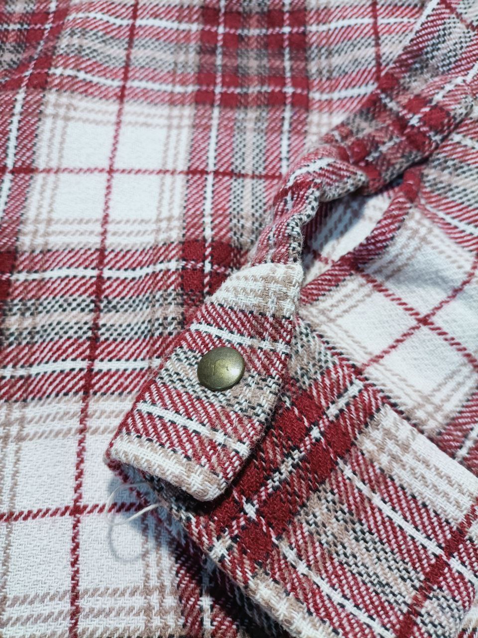 Camicia Scozzese Con Tasche Invernale Vintage Uomo ( XL)
