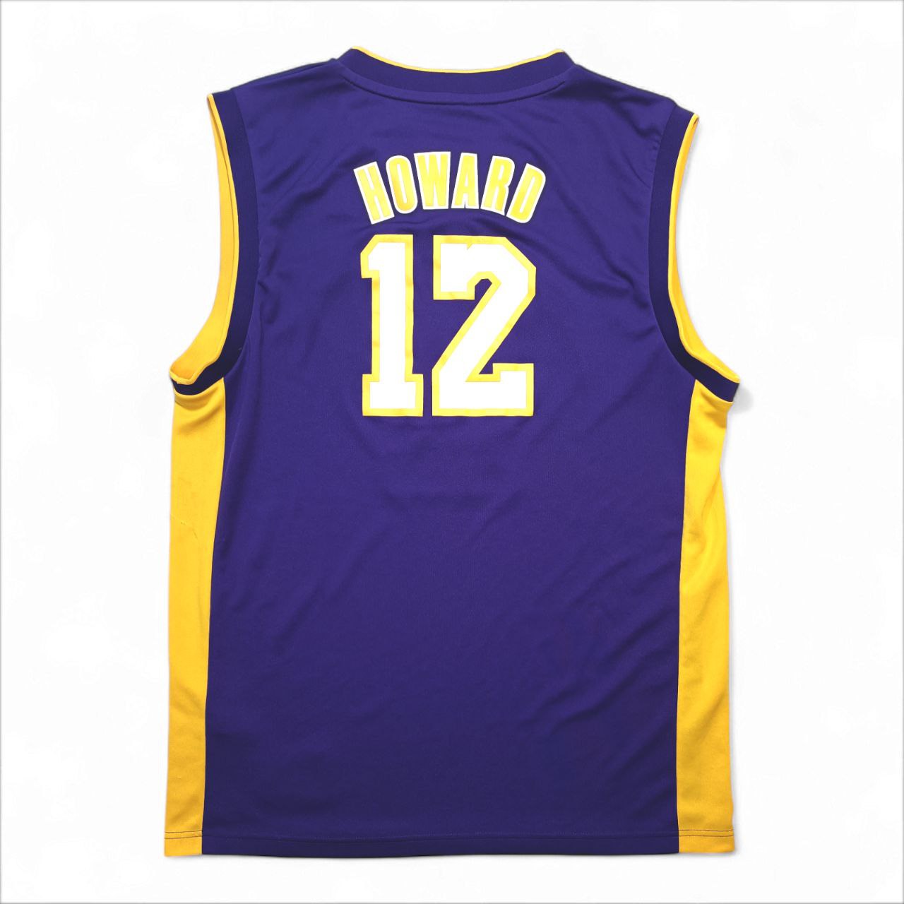 Adidas Canotta Basket NBA Lakers 12 Howard Vintage Uomo/Donna ( L )