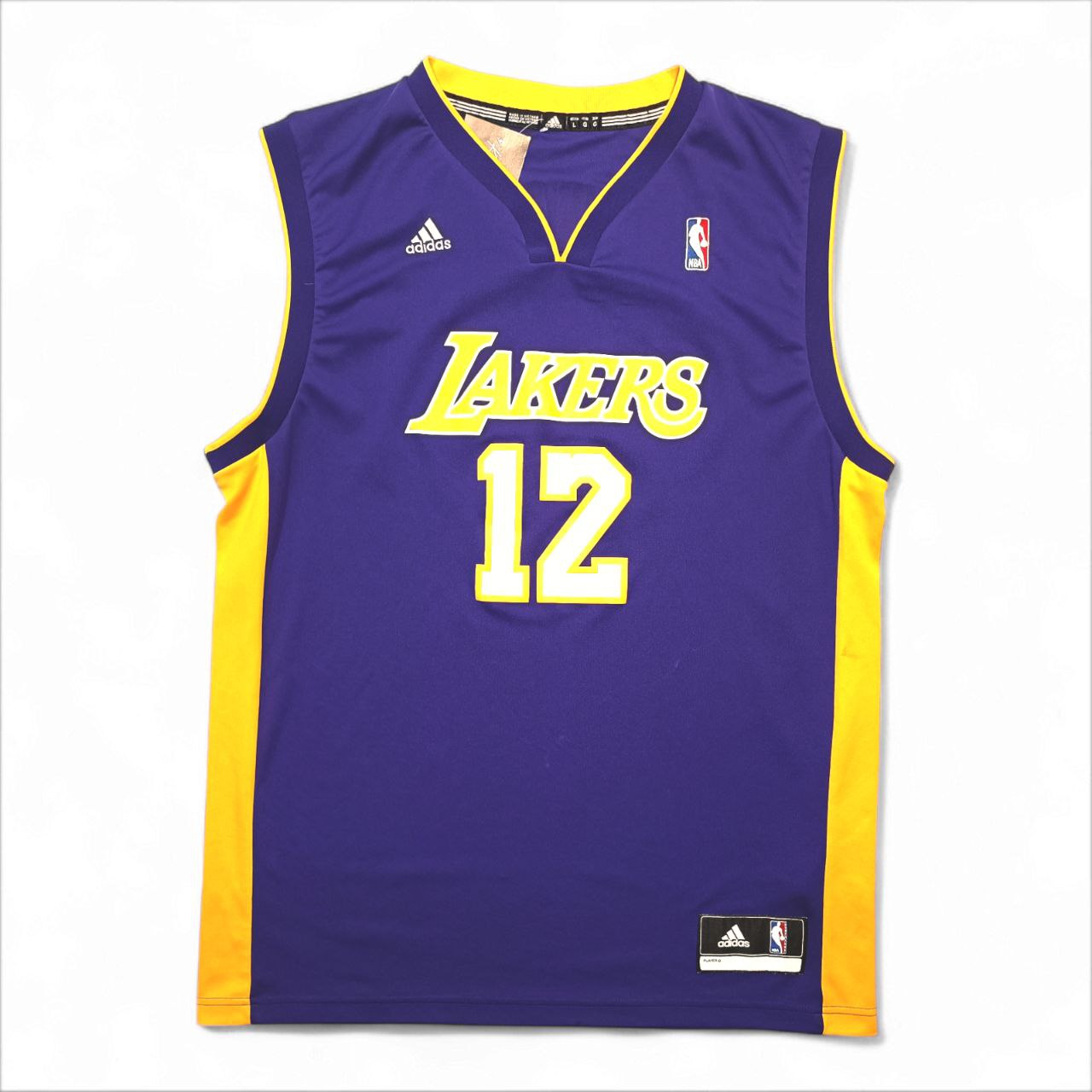 Adidas Canotta Basket NBA Lakers 12 Howard Vintage Uomo/Donna ( L )