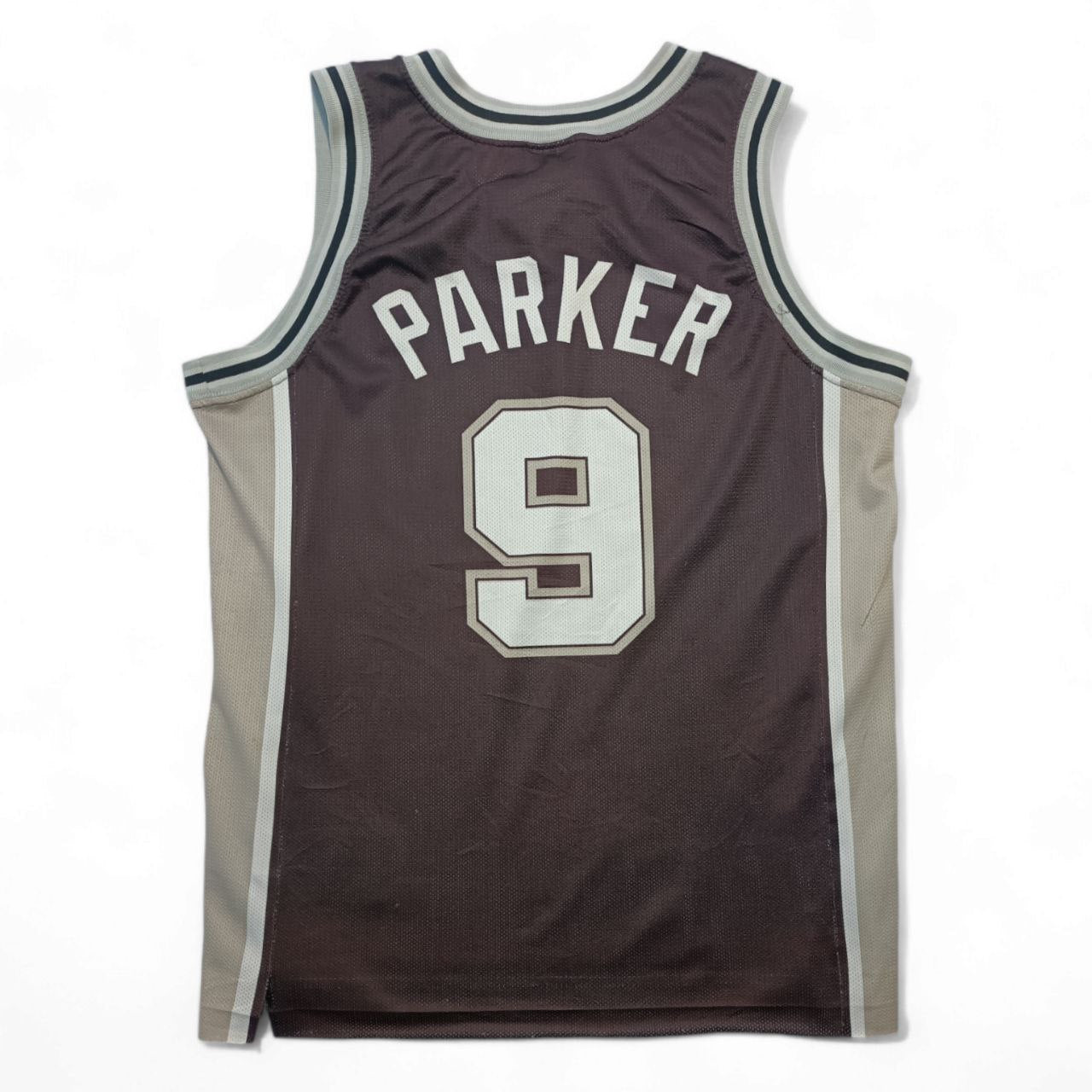 Champion Canotta NBA Spyrs Parker 9 Jersey Vintage USA Uomo / Donna ( M )