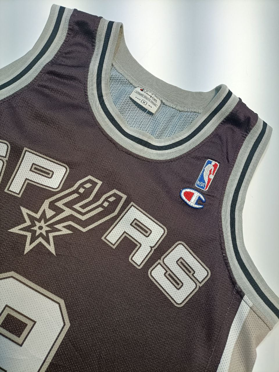 Champion Canotta NBA Spyrs Parker 9 Jersey Vintage USA Uomo / Donna ( M )