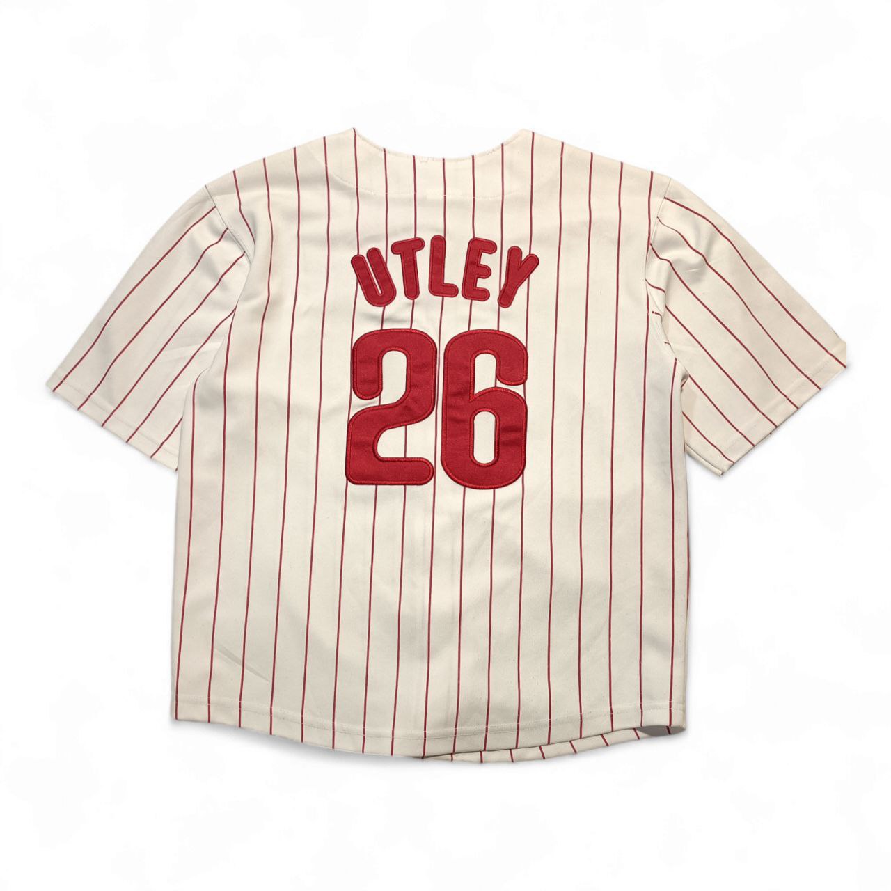 Majestic Casacca Phillies Vintage Utley 26 Jersey USA Donna ( M )