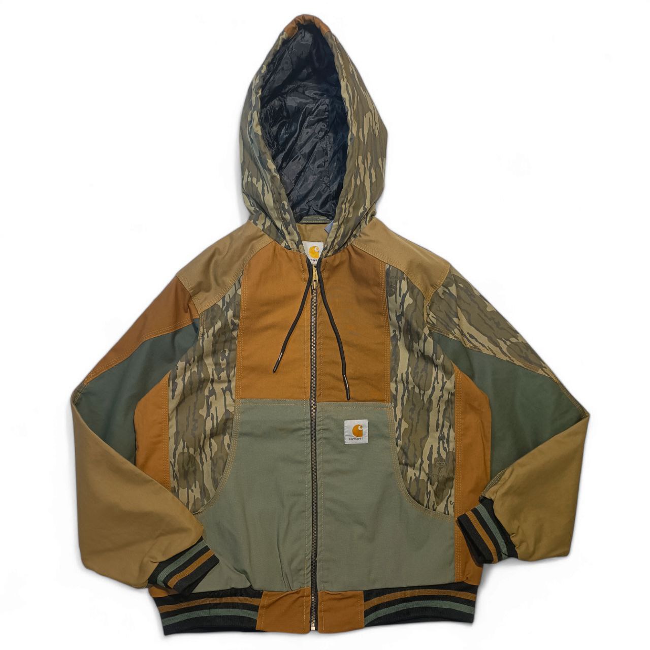 Carhartt Upcycling Rework Giubbino con Cappuccio USA Uomo (M)