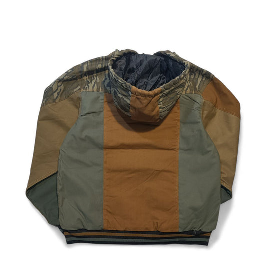 Carhartt Upcycling Rework Giubbino con Cappuccio USA Uomo (M)