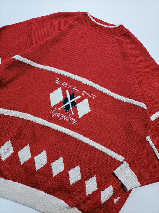 Maglione Vintage Uomo Anni '90 Football (XL)