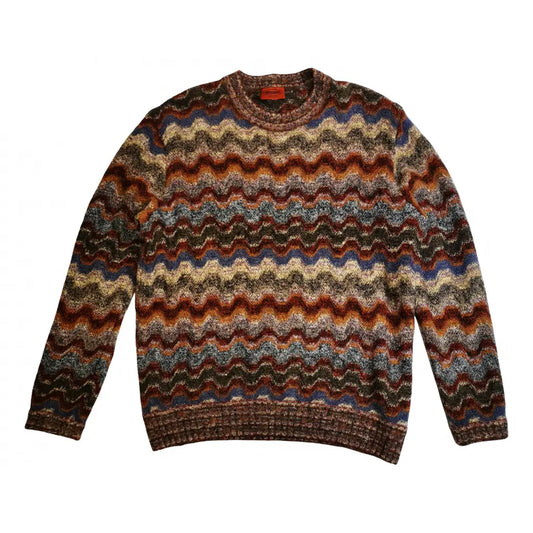 Missoni Maglione Girocollo Vintage Uomo/Donna (M)