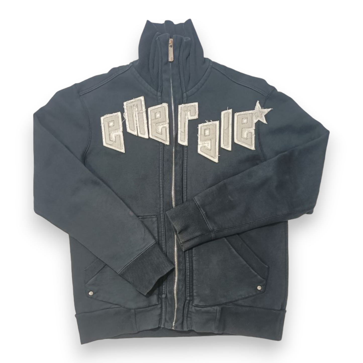 Energie Vintage Felpa Uomo Zip (L)