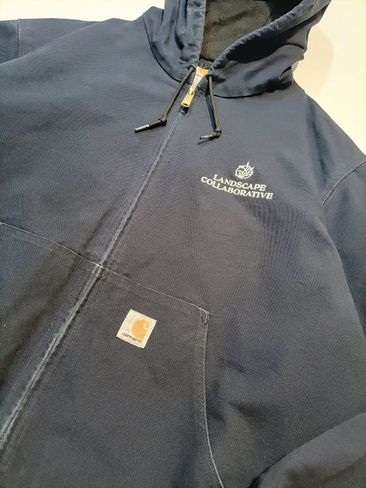 Carhartt Active Jacket Bomber - Vintage Hoodie Jumper Workwear Full Zip (XL)