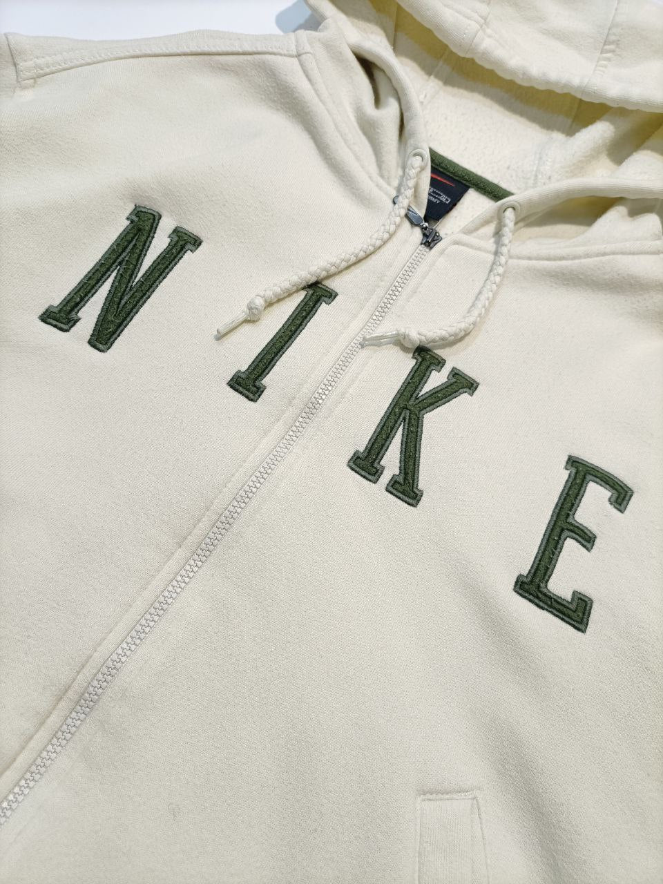 Nike Vintage Hoodie - Nike Big Logo - Felpa Nike con Cappuccio Donna (S)
