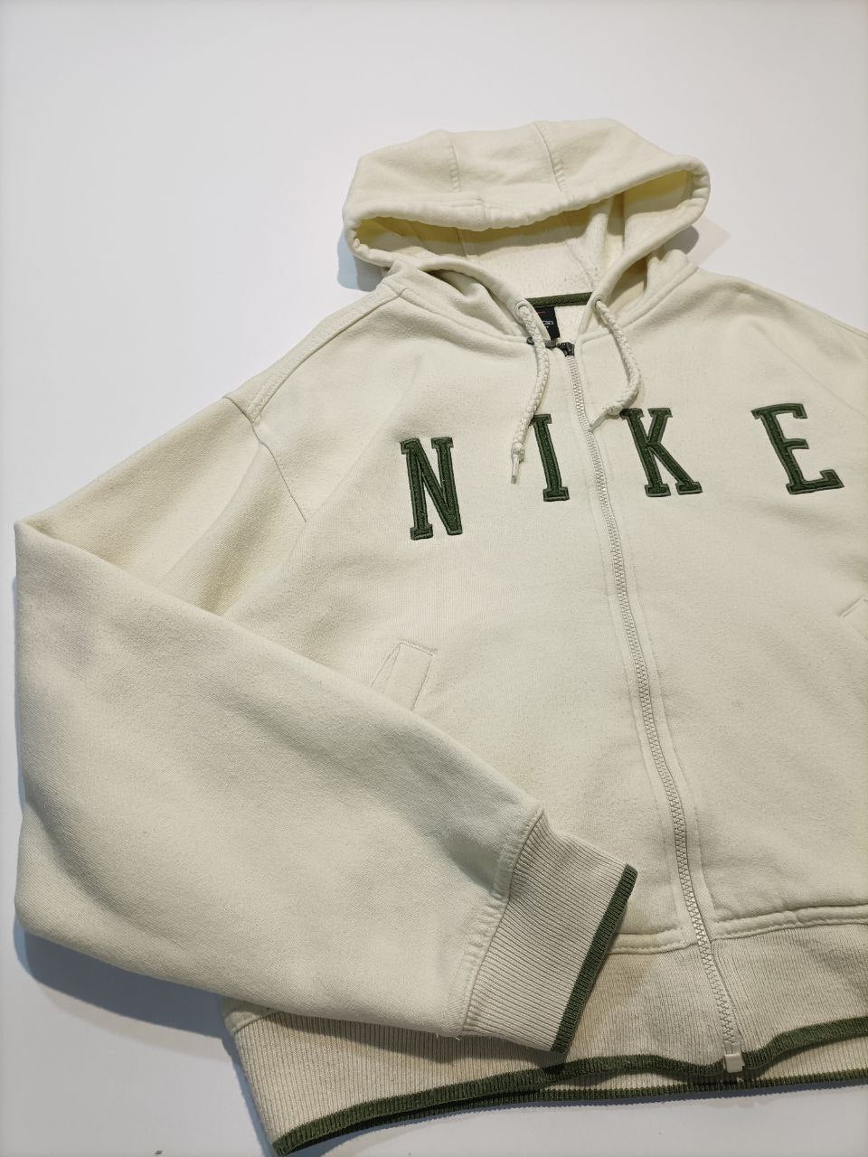 Nike Vintage Hoodie - Nike Big Logo - Felpa Nike con Cappuccio Donna (S)