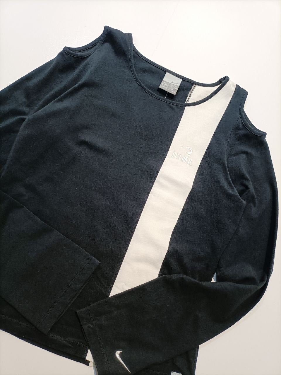 Nike - T-shirt maniche Lunghe Donna Just Do It (M)