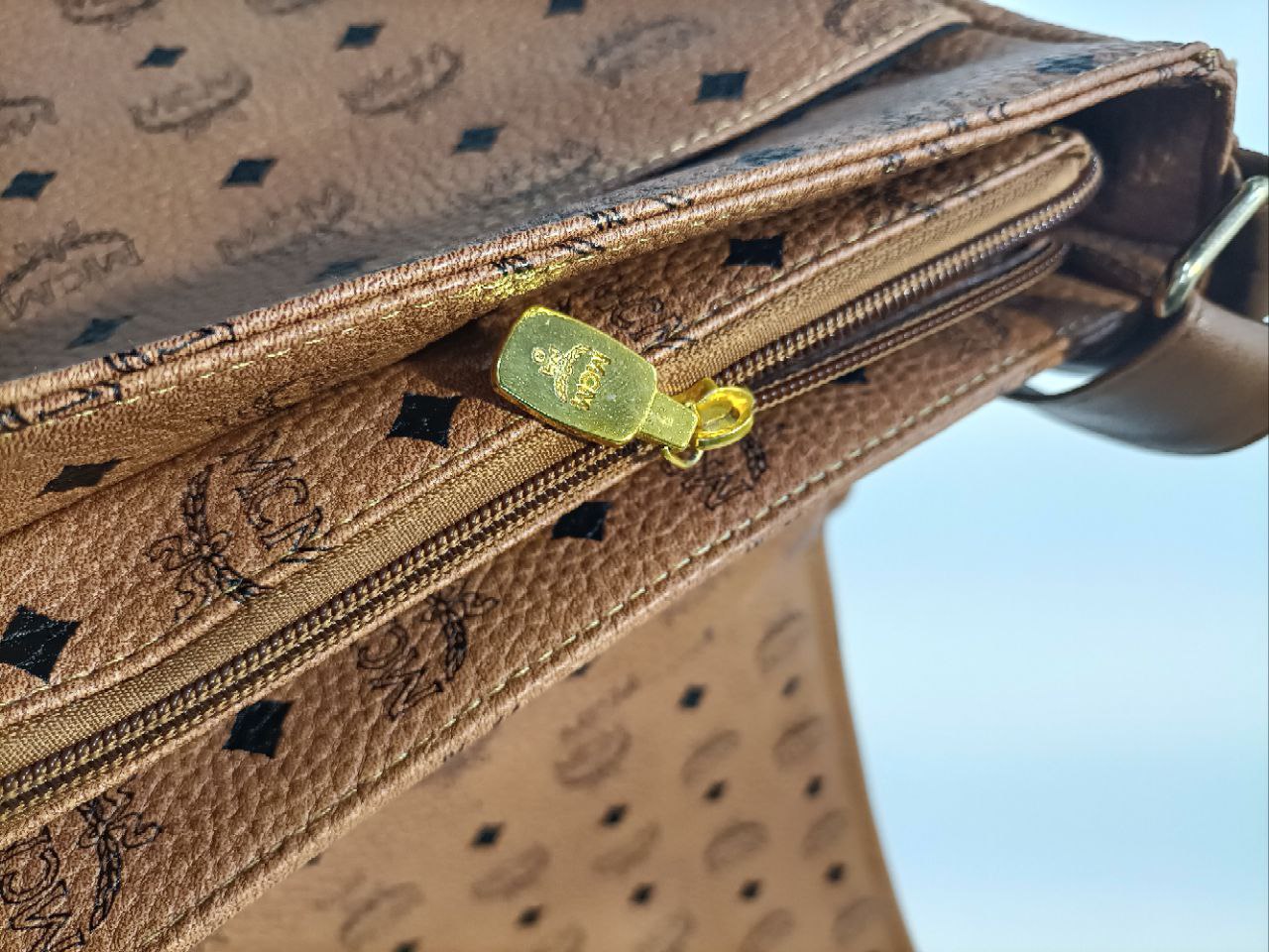 MCM Borsa a Tracolla Cartella Donna Vintage