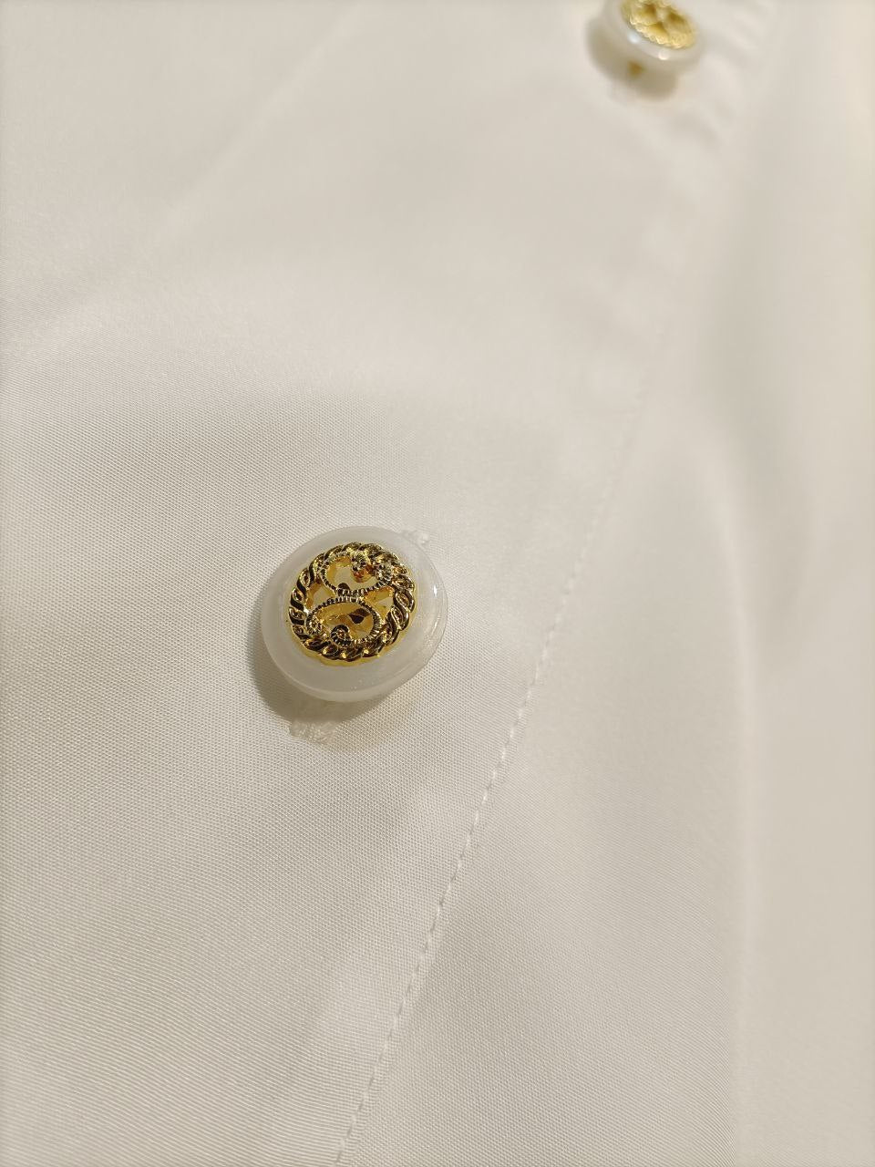 Camicia Ricamata Vintage Donna (42 IT)