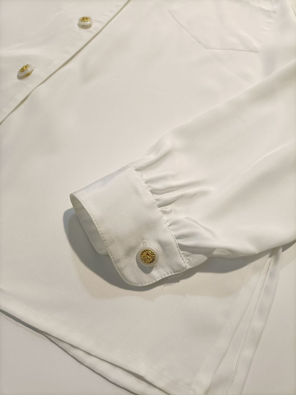 Camicia Ricamata Vintage Donna (42 IT)