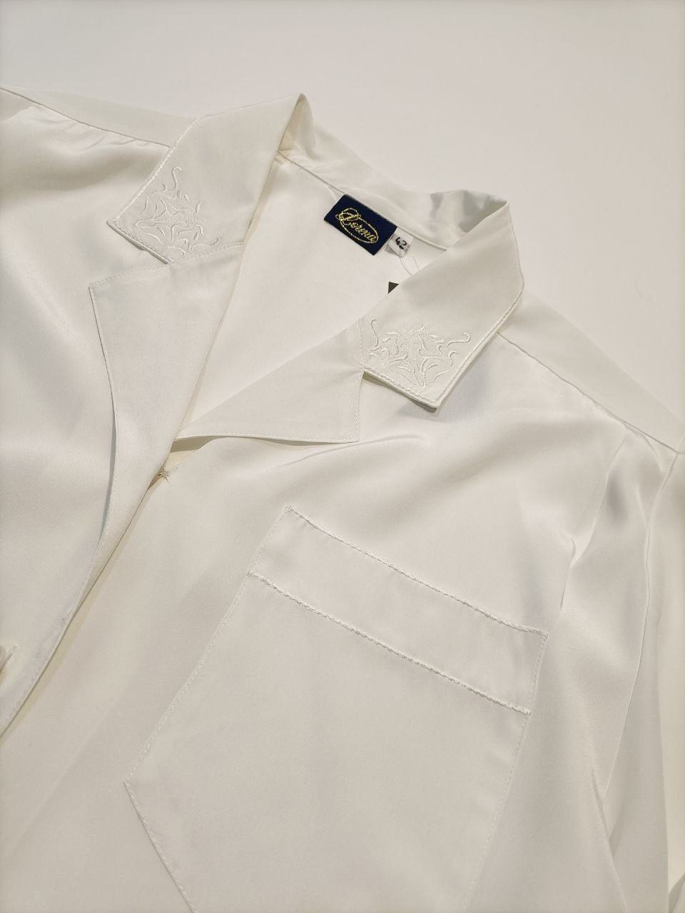 Camicia Ricamata Vintage Donna (42 IT)