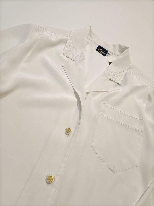 Camicia Ricamata Vintage Donna (42 IT)